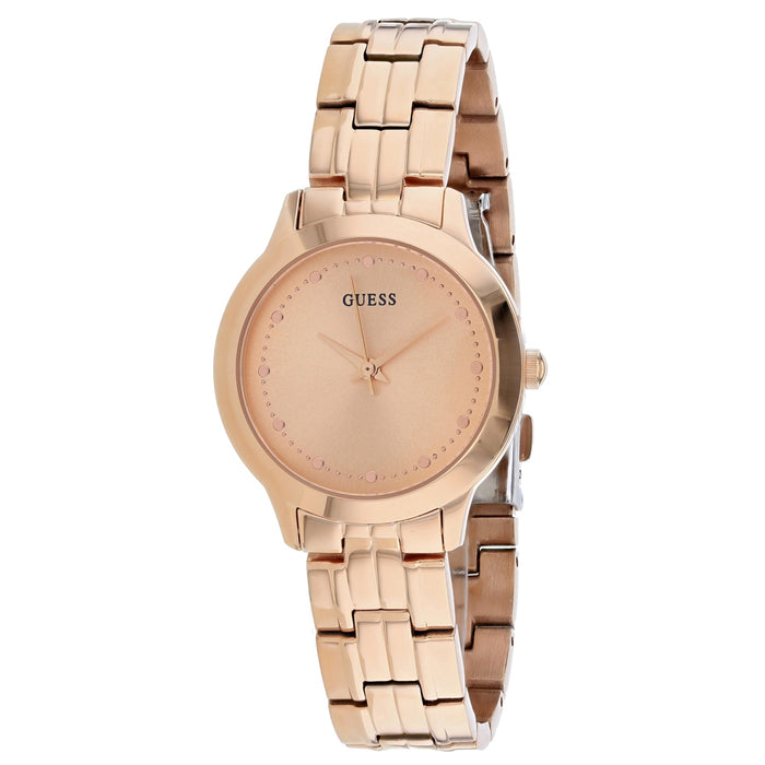 Guess Women's Chelsea Rose gold Dial Watch - W0989L3