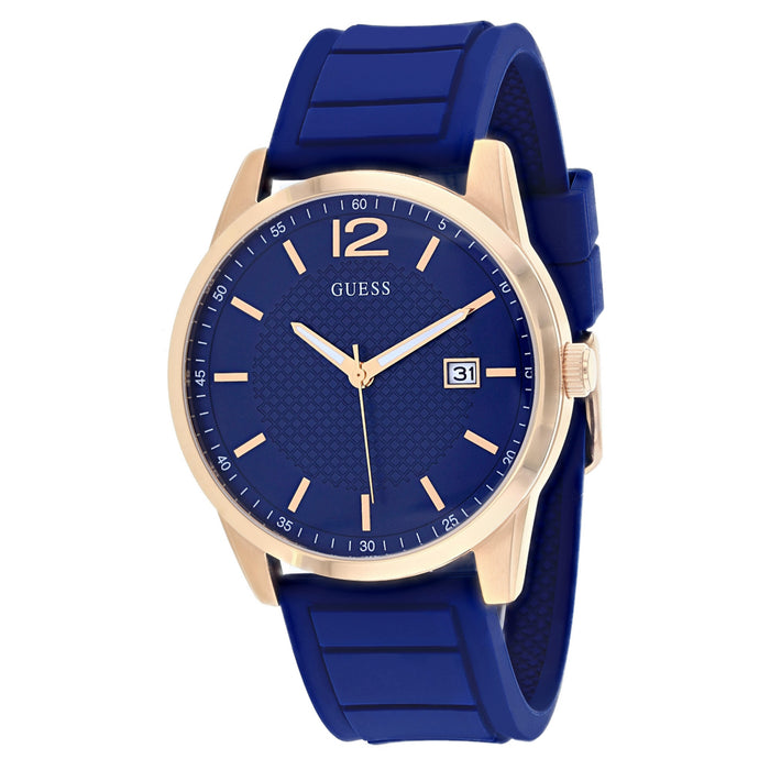 Guess Men's Perry Blue Dial Watch - W0991G4