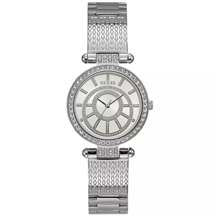 Guess Women's Muse Silver Dial Watch - W1008L1