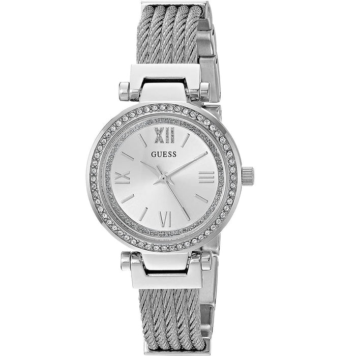 Guess Women's Soho Silver Dial Watch - W1009L1