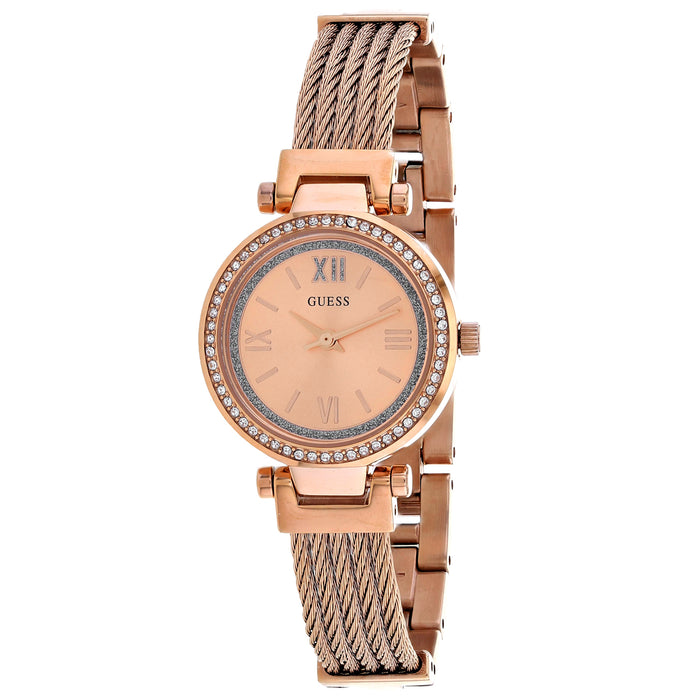 Guess Women's Mini Soho Rose gold Dial Watch - W1009L3