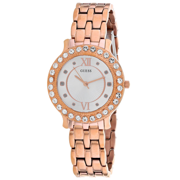 Guess Women's Blush Silver Dial Watch - W1062L3