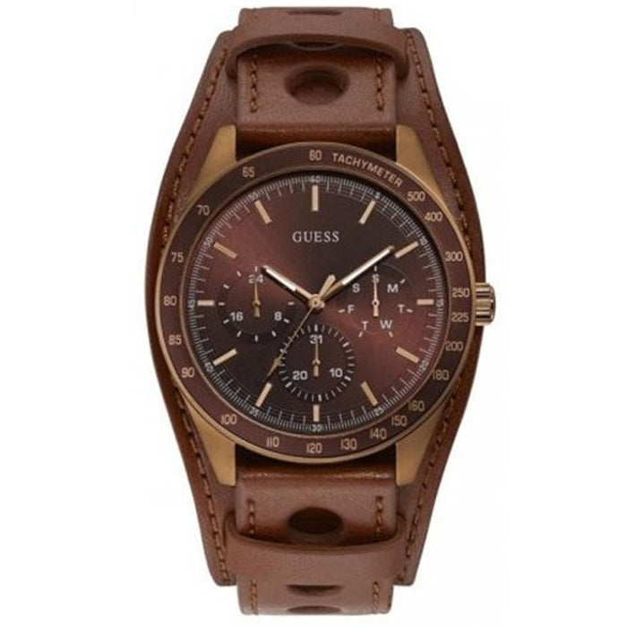Guess Men's Classic Brown Dial Watch - W1100G3