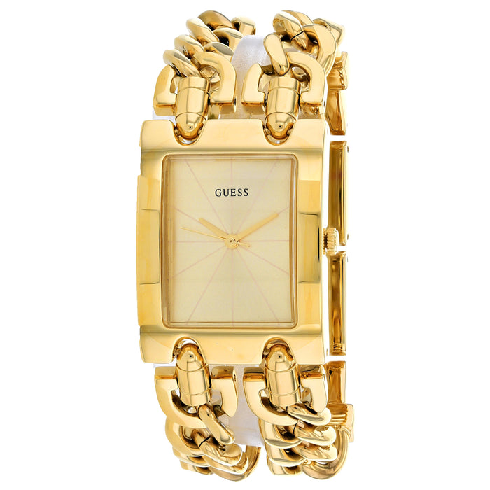 Guess Women's MOD Heavy Metal Gold Dial Watch - W1117L2