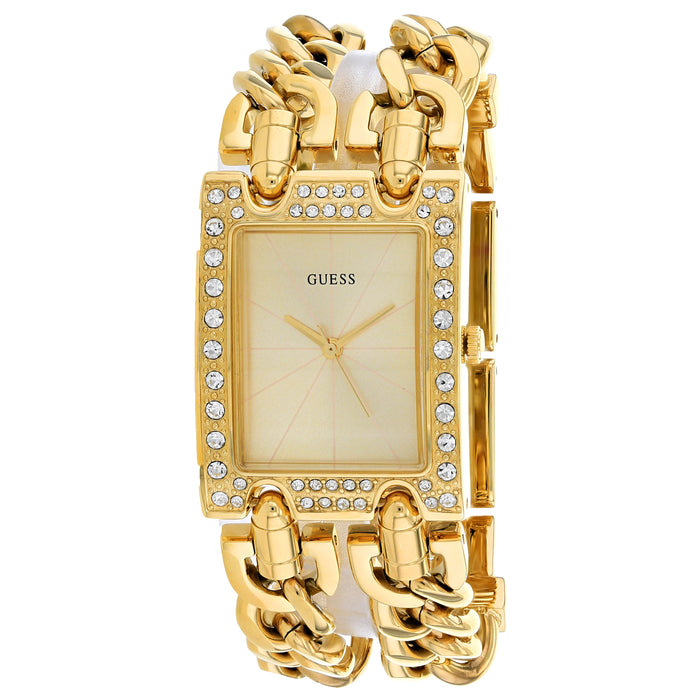 Guess Women's MOD Heavy Metal Gold Dial Watch - W1121L2