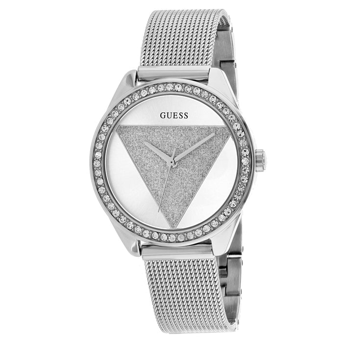 Guess Women's Tri Glitz Silver Dial Watch - W1142L1