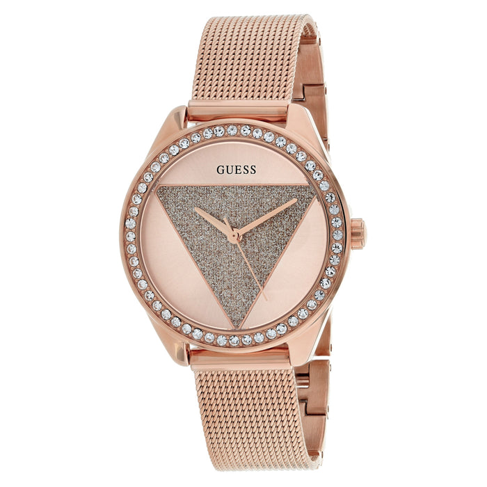 Guess Women's Tri Glitz Rose gold Dial Watch - W1142L4