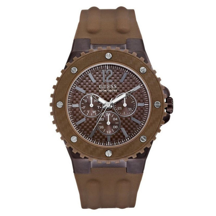 Guess Men's Overdrive Brown Dial Watch - W11619G3