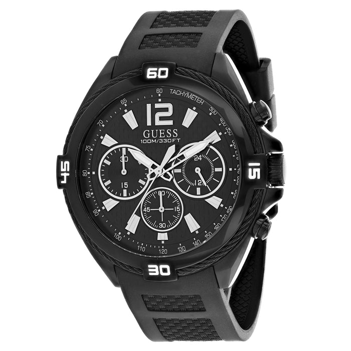 Guess Men's Surge Black Dial Watch - W1168G2