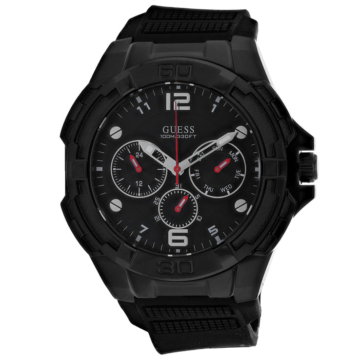 Guess Men's Genesis Black Dial Watch - W1254G2