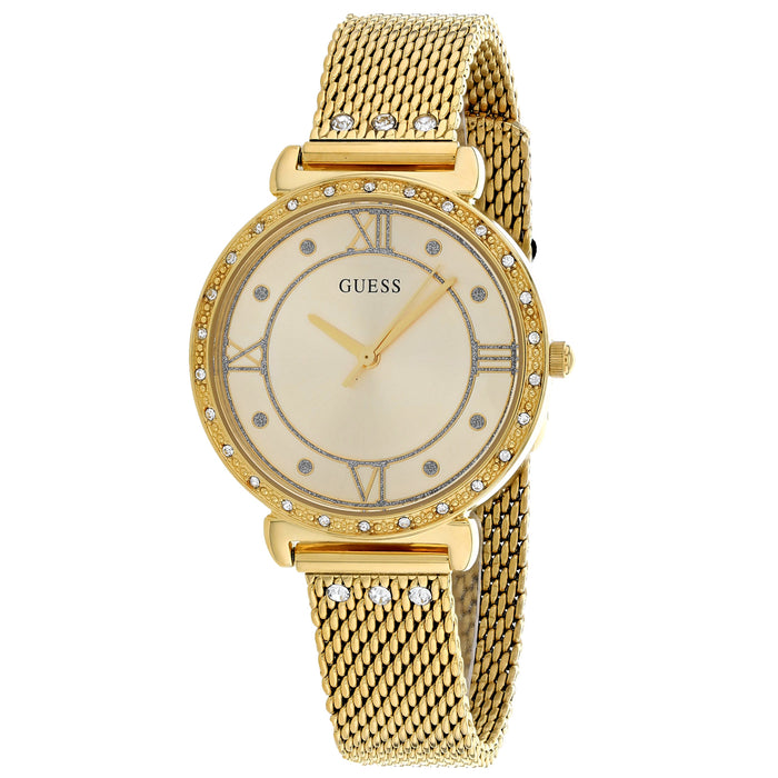 Guess Women's Jewel Gold Dial Watch - W1289L2