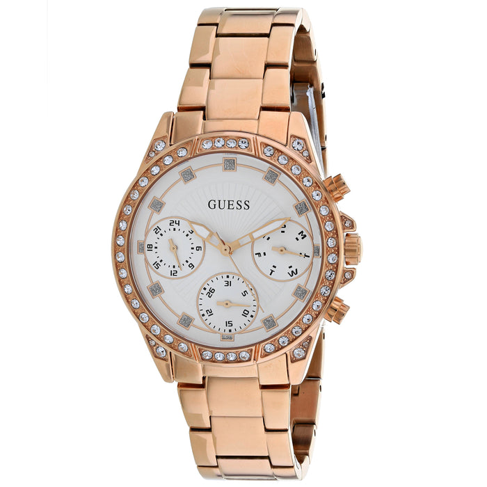 Guess Women's Gemini White Dial Watch - W1293L3