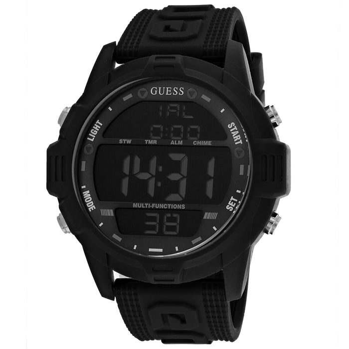 Guess Men's Classic Black Dial Watch - W1299G1