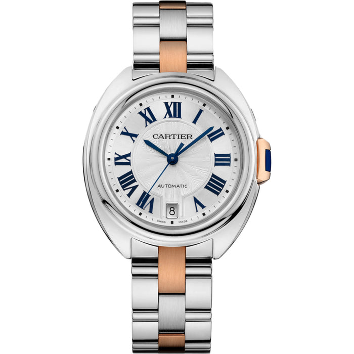 Cartier Women's Cle De Cartier Silver Dial Watch - W2CL0003