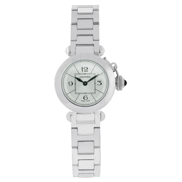 Cartier Women's Pasha Silver Dial Watch - W3140007