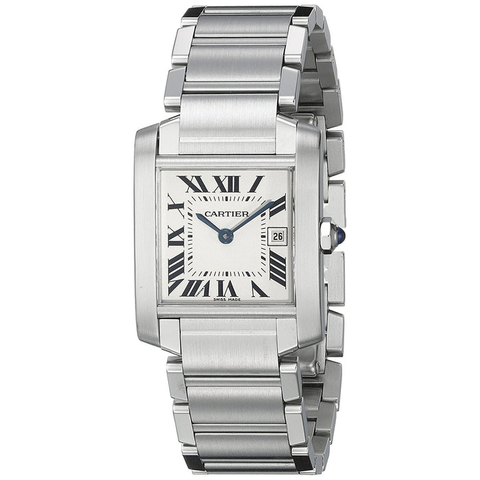 Cartier Women's Tank Silver Dial Watch - W51011Q3