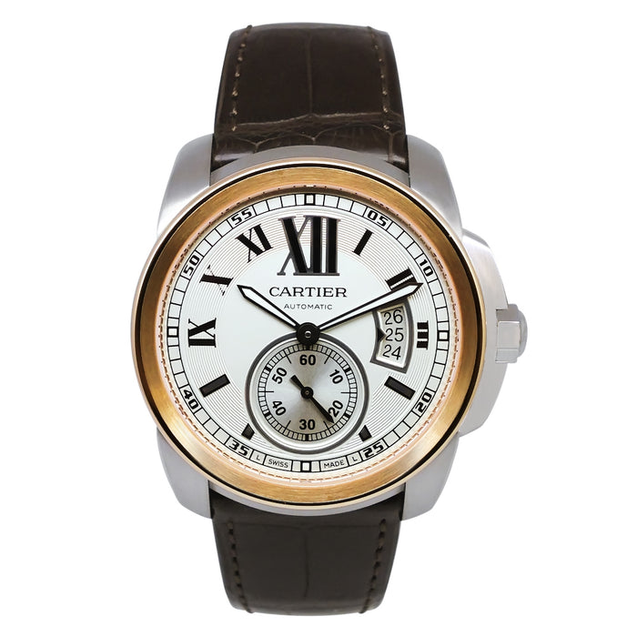 Cartier Men's White Dial Watch - W7100039