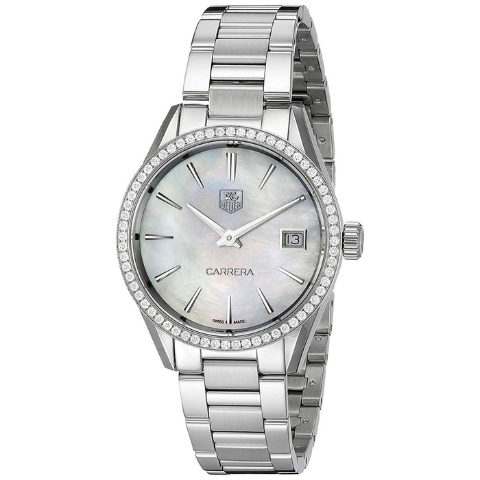 Tag Heuer Women's Carrera Mother of Pearl Dial Watch - WAR1315.BA0778