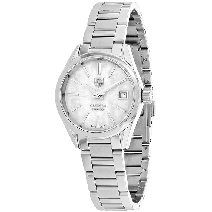 Tag Heuer Women's Carrera White MOP Dial Watch - WAR2411.BA0776
