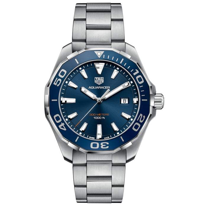 Tag Heuer Men's Aquaracer Blue Dial Watch - WAY101C.BA0746