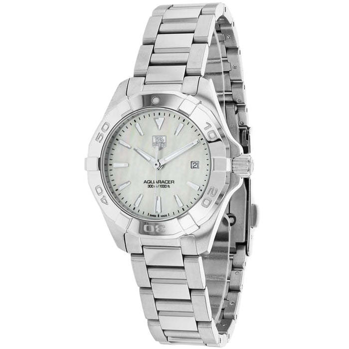 Tag Heuer Women's Aquaracer White MOP Dial Watch - WAY1412.BA0920
