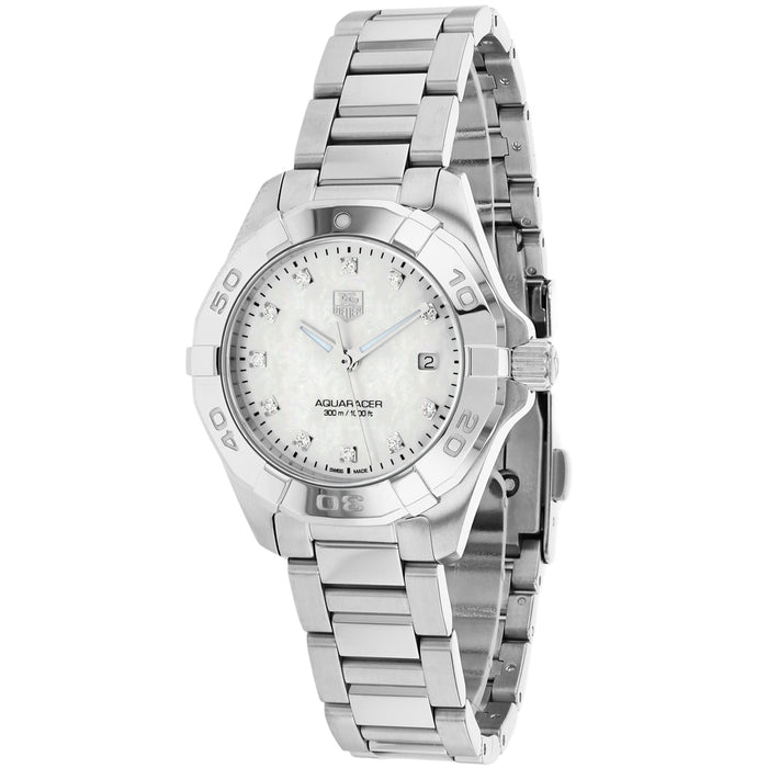 Tag Heuer Women's Aquaracer White MOP Dial Watch - WAY1413.BA0920