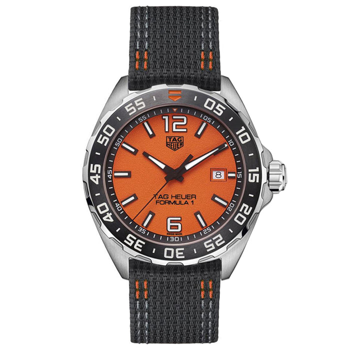 Tag Heuer Men's Formula 1 Orange Dial Watch - WAZ101A.FC8305