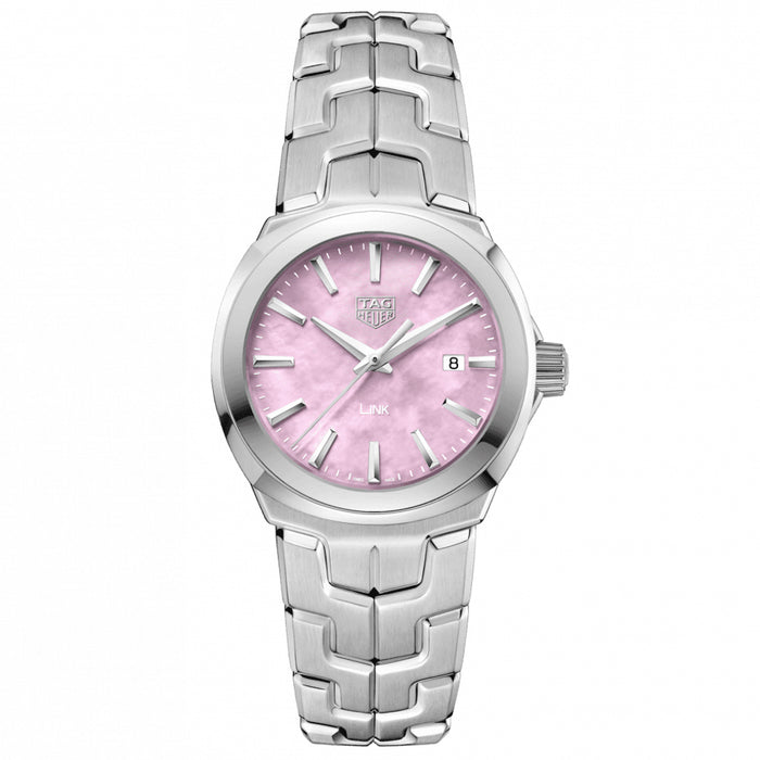 Tag Heuer Women's Link Pink MOP Dial Watch - WBC1317.BA0600