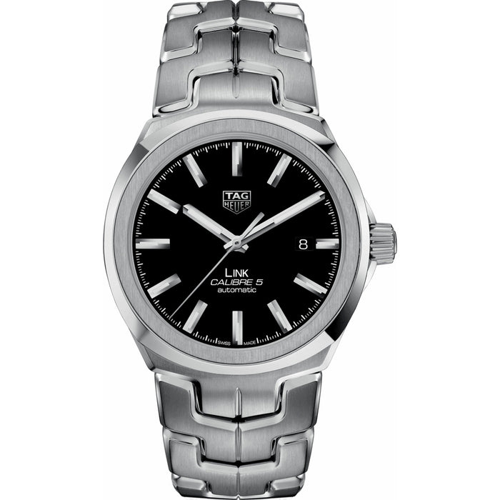 Tag Heuer Men's Link Black Dial Watch - WBC2110.BA0603