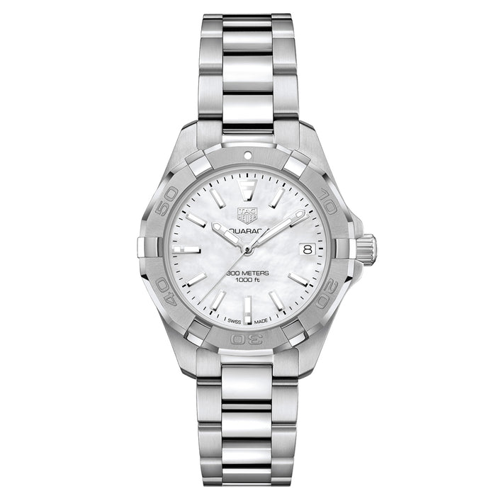 Tag Heuer Women's Aquaracer Mother of Pearl Dial Watch - WBD1311.BA0740