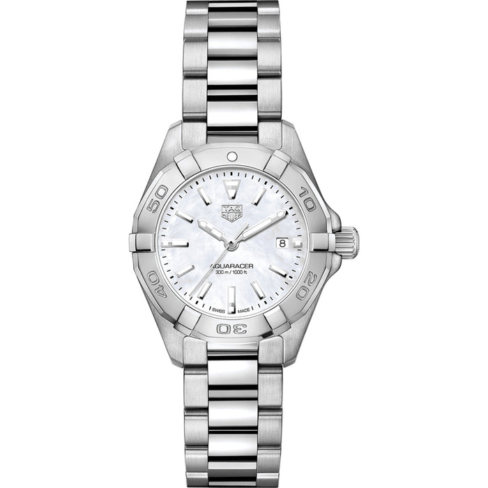 Tag Heuer Women's Aquaracer Mother of Pearl Dial Watch - WBD1411.BA0741