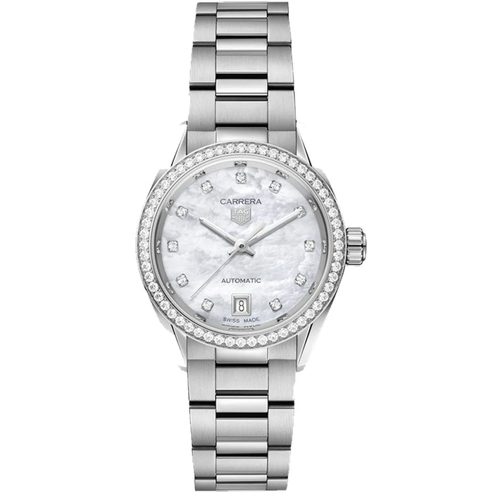 Tag Heuer Women's Carrera White Dial Watch - WBN2414.BA0621