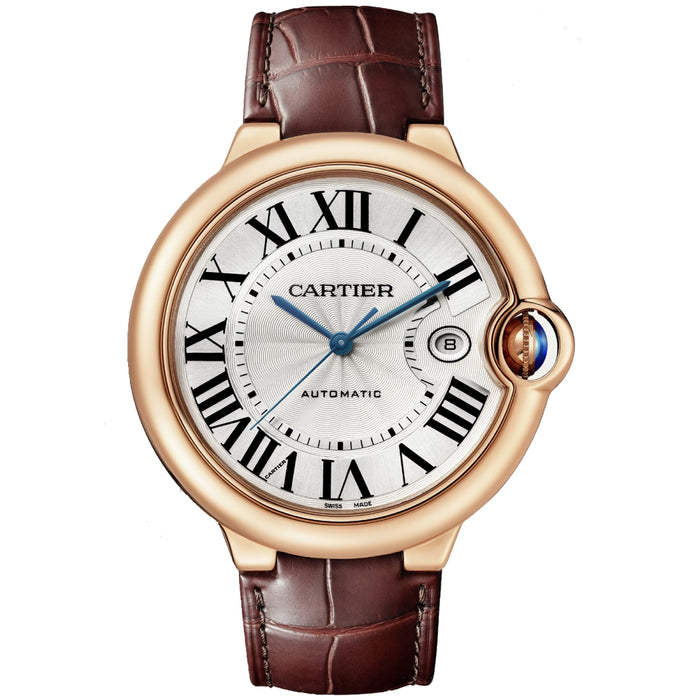 Cartier Men's Ballon Bleu de Cartier Silver Dial Watch - WGBB0030