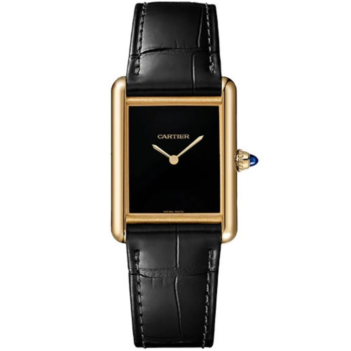 Cartier Men's Tank Louis Cartier Black Dial Watch - WGTA0091