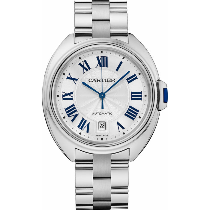 Cartier Men's Cle De Cartier Silver Dial Watch - WSCL0007