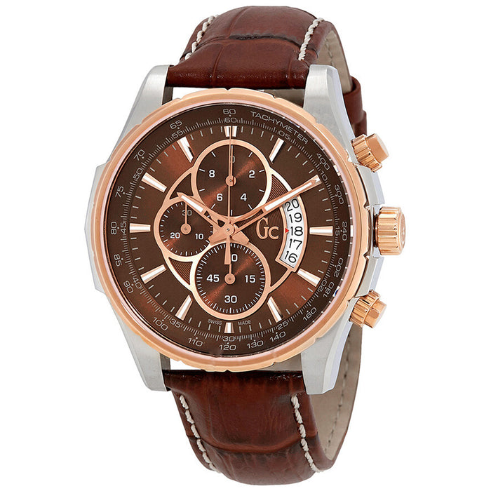 Guess Men's Techno Class Brown Dial Watch - X81002G4S