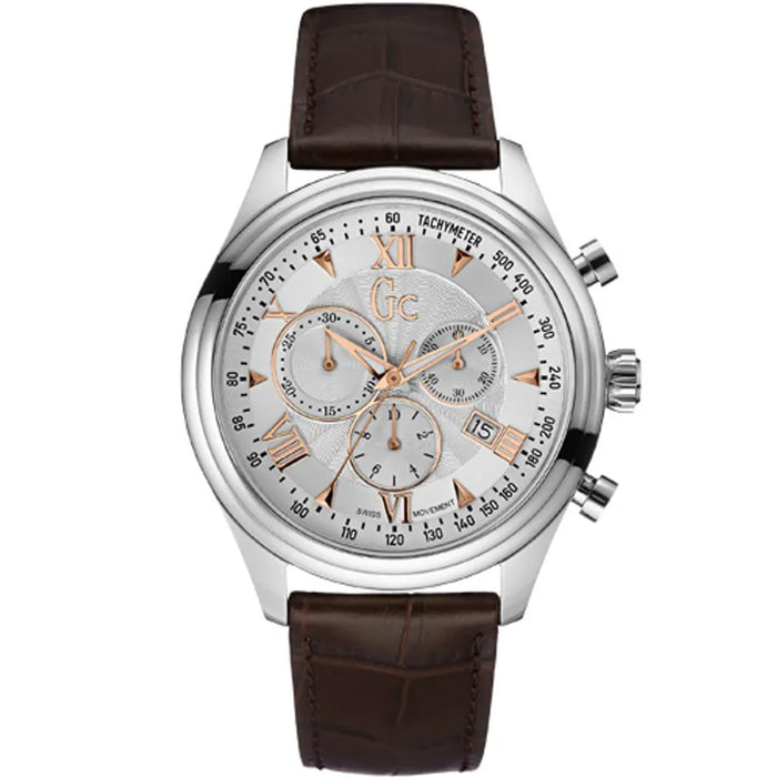 Guess Men's Smart Class White Dial Watch - Y04001G1