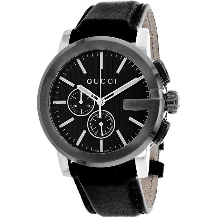 Gucci Men's G-Chrono Black Dial Watch - YA101205