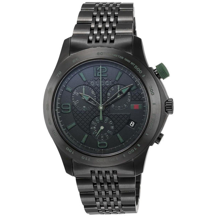 Gucci Men's G-Timeless Black Dial Watch - YA126225A