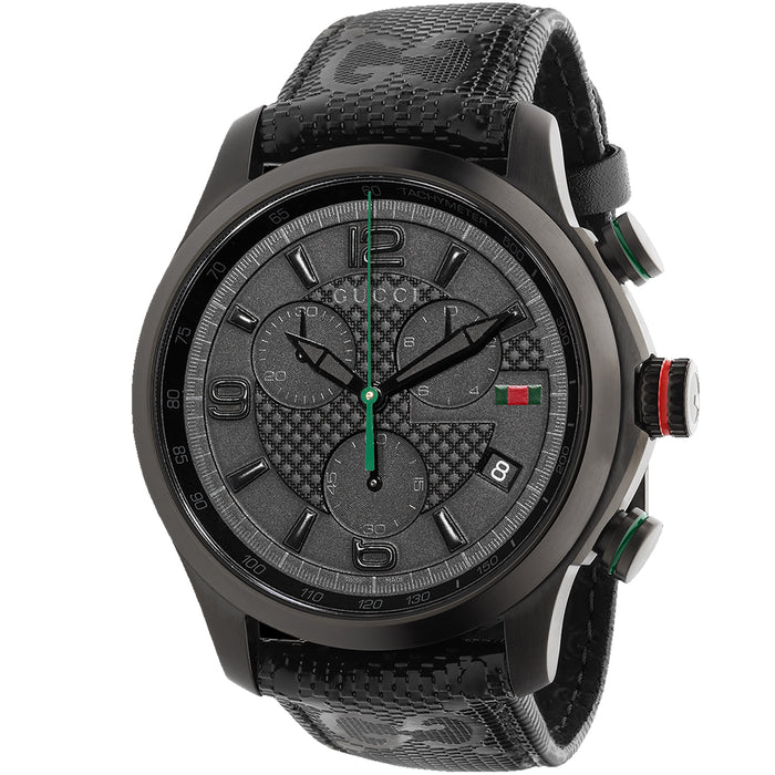 Gucci Men's G-Timeless Black Dial Watch - YA126244A