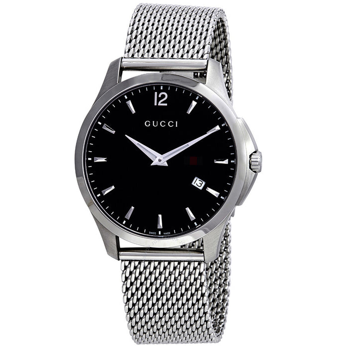 Gucci Men's G-Timeless Black Dial Watch - YA126308