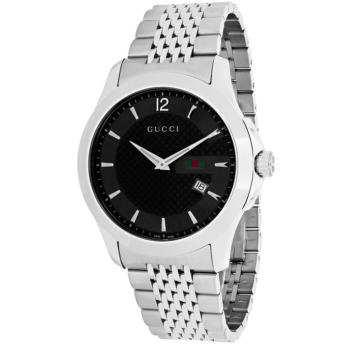 Gucci Men's G-Timeless Black Dial Watch - YA126309
