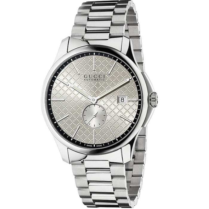 Gucci Men's G-Timeless Silver Dial Watch - YA126320