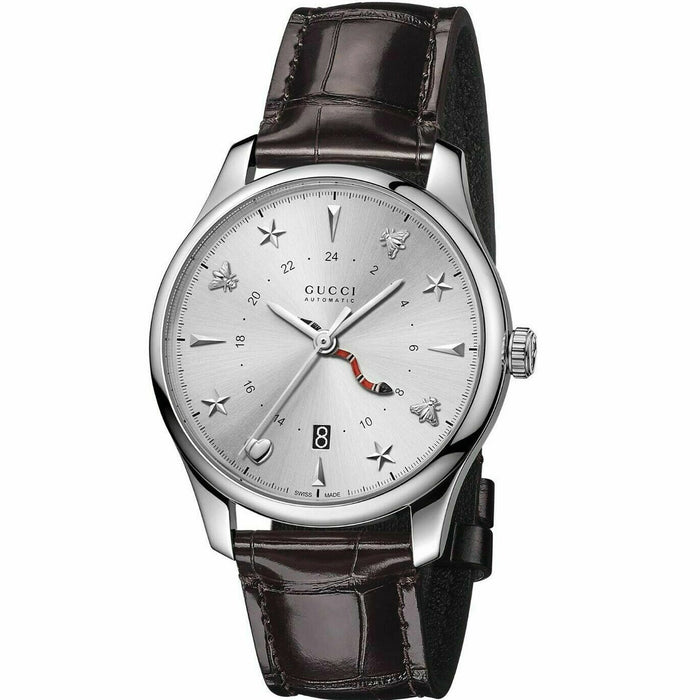 Gucci Men's G-Timeless Silver Dial Watch