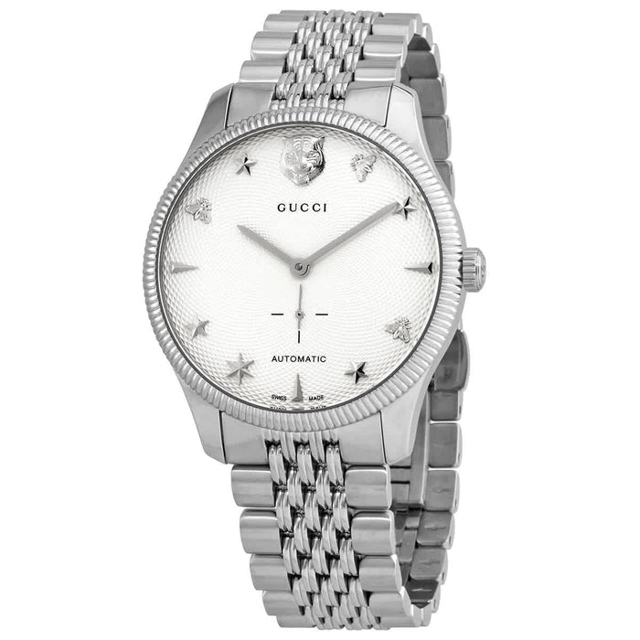Gucci Men's G-Timeless White Dial Watch - YA126354