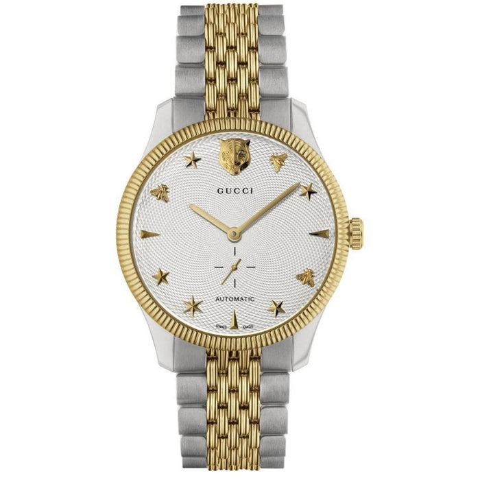 Gucci Men's G-Timeless Silver Dial Watch - YA126356