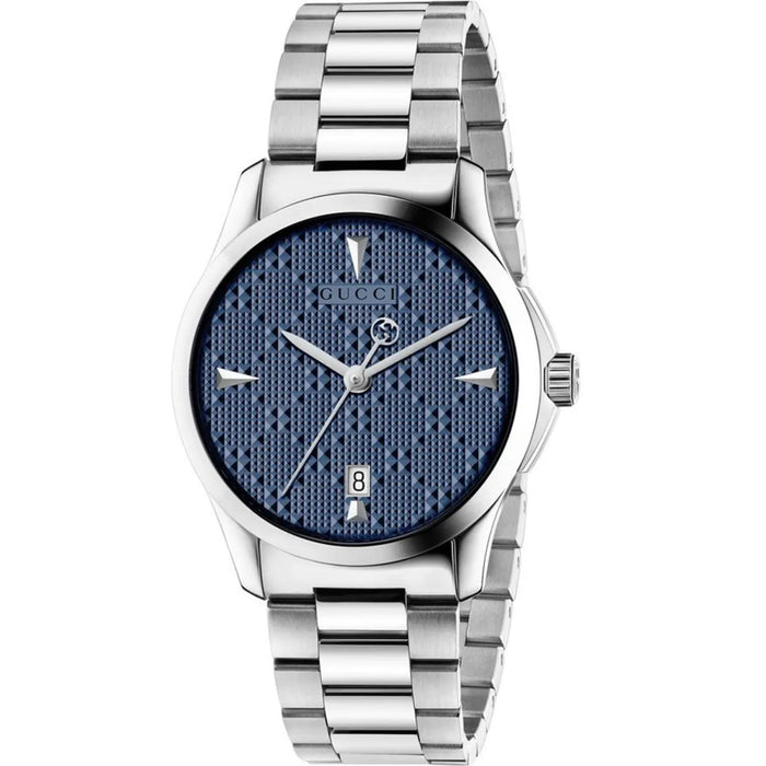 Gucci Men's Timeless Blue Dial Watch - YA1264025A