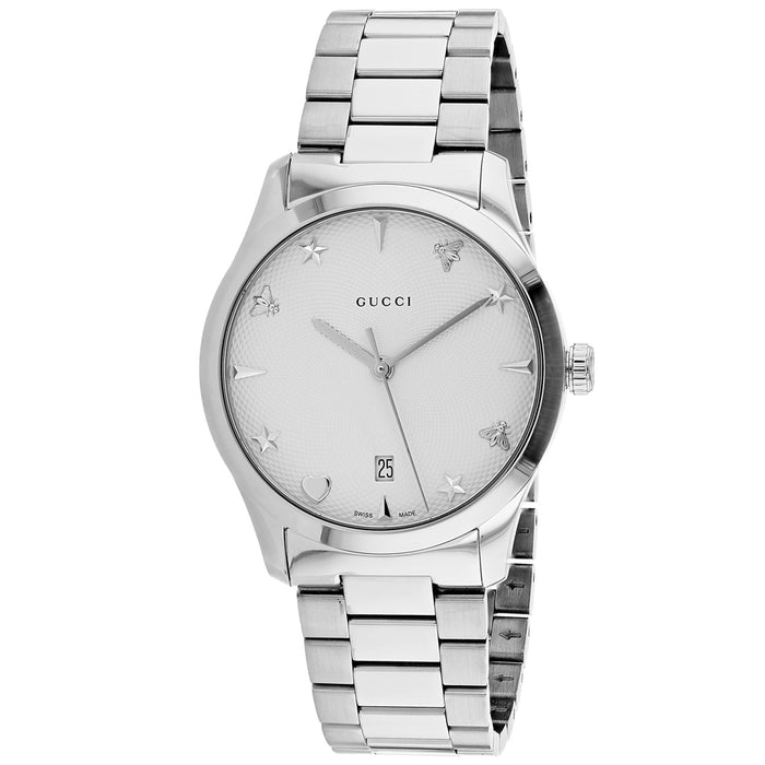 Gucci Men's G-Frame Silver Watch - YA1264028