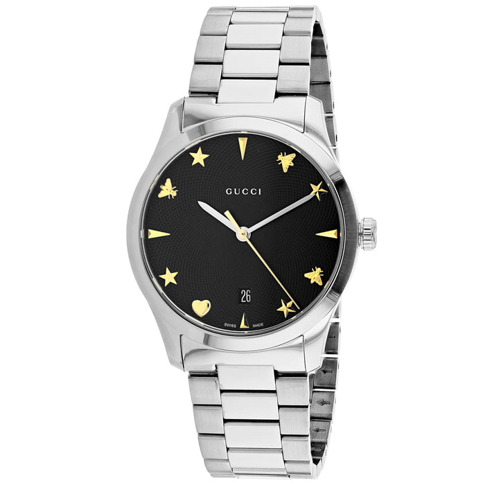 Gucci Men's G-Frame Black Dial Watch - YA1264029