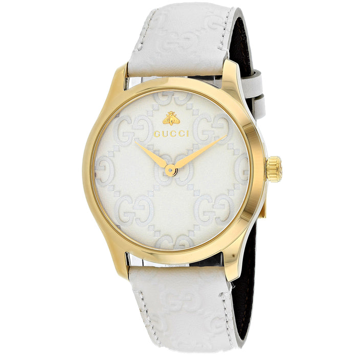 Gucci Men's G-Timeless White Dial Watch - YA1264033A
